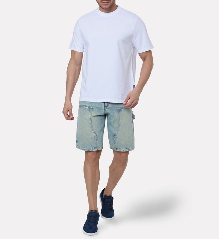 Arte Eye Graphic Logo-print T-shirt, White, Xxl, Model View