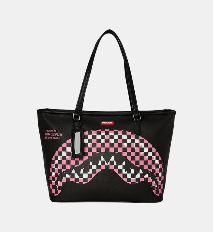 Breakup Check Sorbet Tote Bag