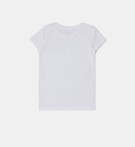 تيشيرت بأكمام قصيرة ضيق بتوقيع سي كاي