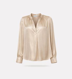 Zadig et Voltaire Tink Metallic-finish Shirt, Packshot View