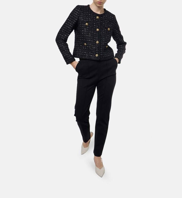 Weill Tweed Button-down Regular-fit Jacket, Model View