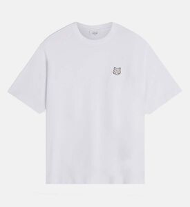 تيشيرت قصير الأكمام بتطريز ثعلب