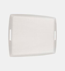 صينية أكريليك بقبضات جانبية مدمجة بسيطة