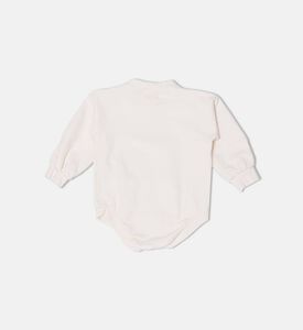 Bobo Choses Train-print Elasticated Cuffs Snap Buttons Bodysuit, Packshot View