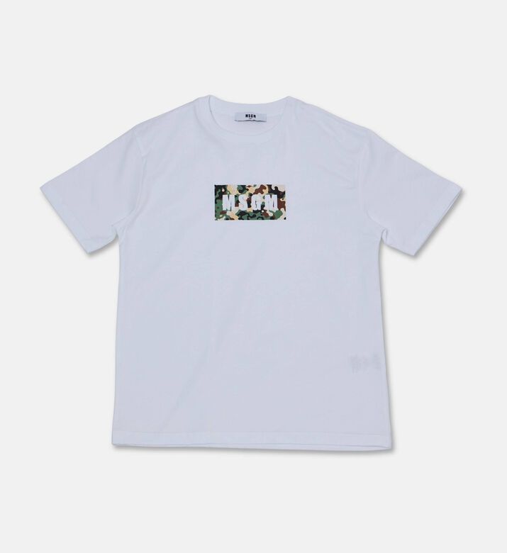 M S G M Logo-print Regular-fit Short-sleeve T-shirt, Packshot View