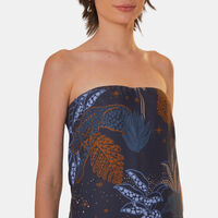Night Jungle Strapless Blouse
