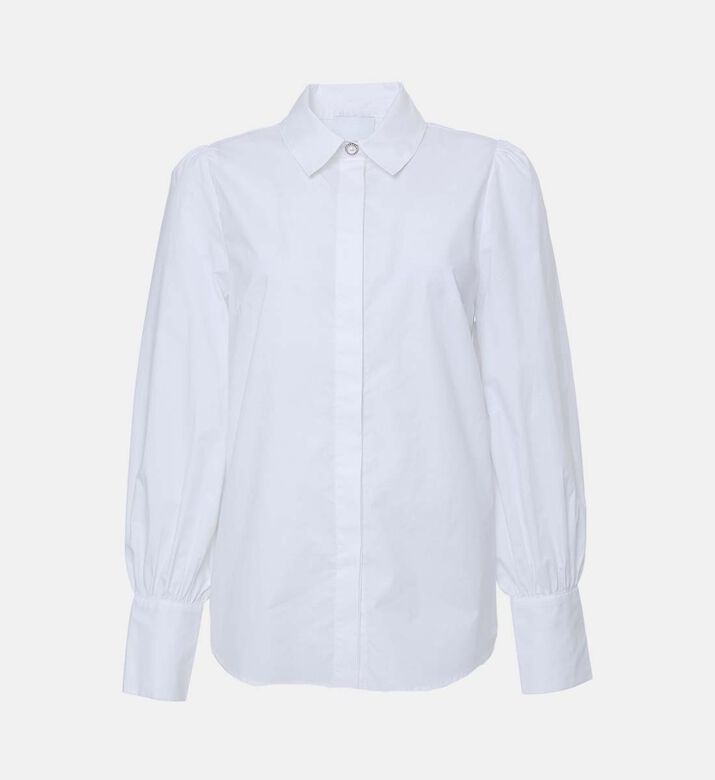 Weill Puff Long-sleeve Button-down Shirt, Packshot View Weill Puff Long-sleeve Button-down Shirt, Packshot View