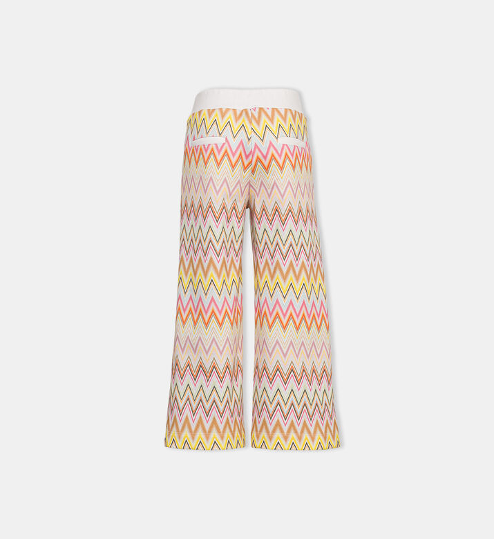 Embroidered Logo Flared Joggers