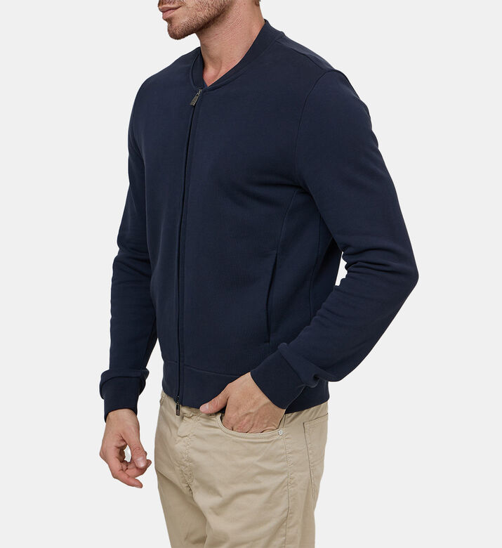 Cotton Full Zip Sweatshirt