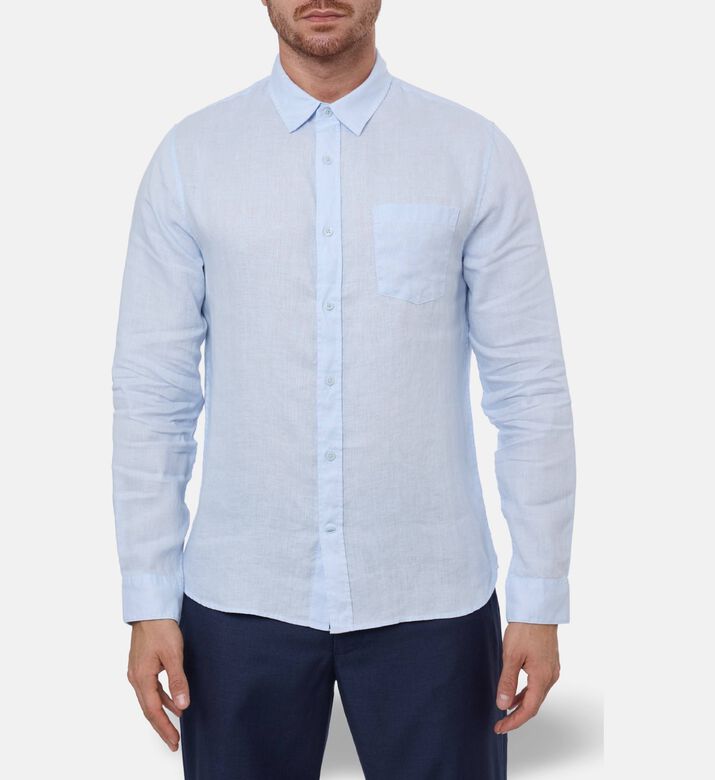 Vince Button-down Long-sleeve Shirt, Xl, Model View