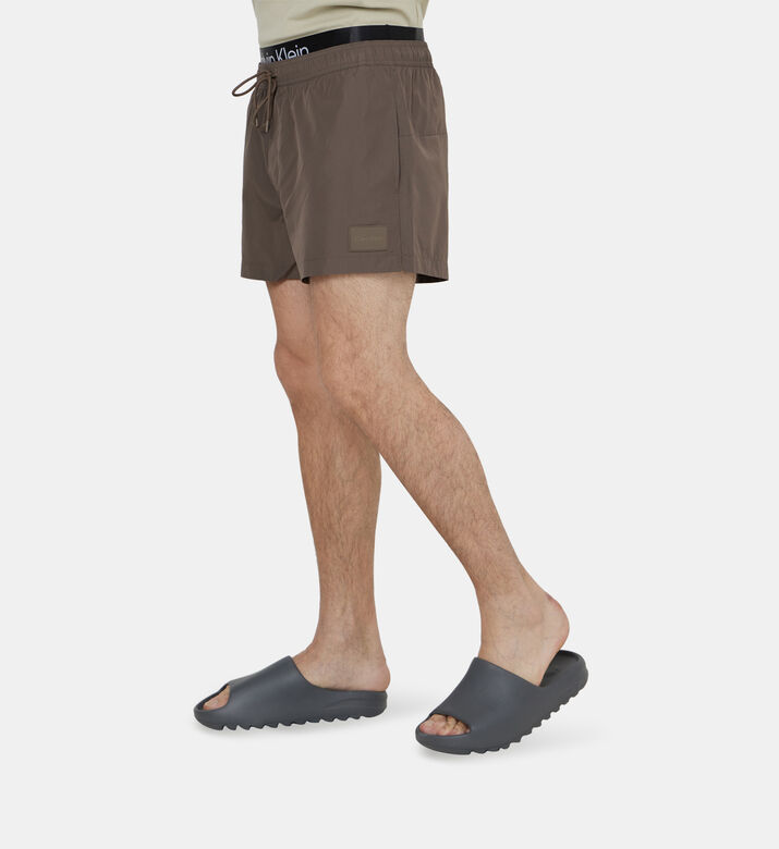 شورت سباحة بحزام خصر مزدوج