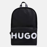 Top Handle Logo-print Backpack