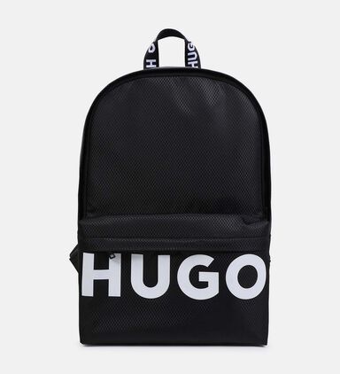 Top Handle Logo-print Backpack