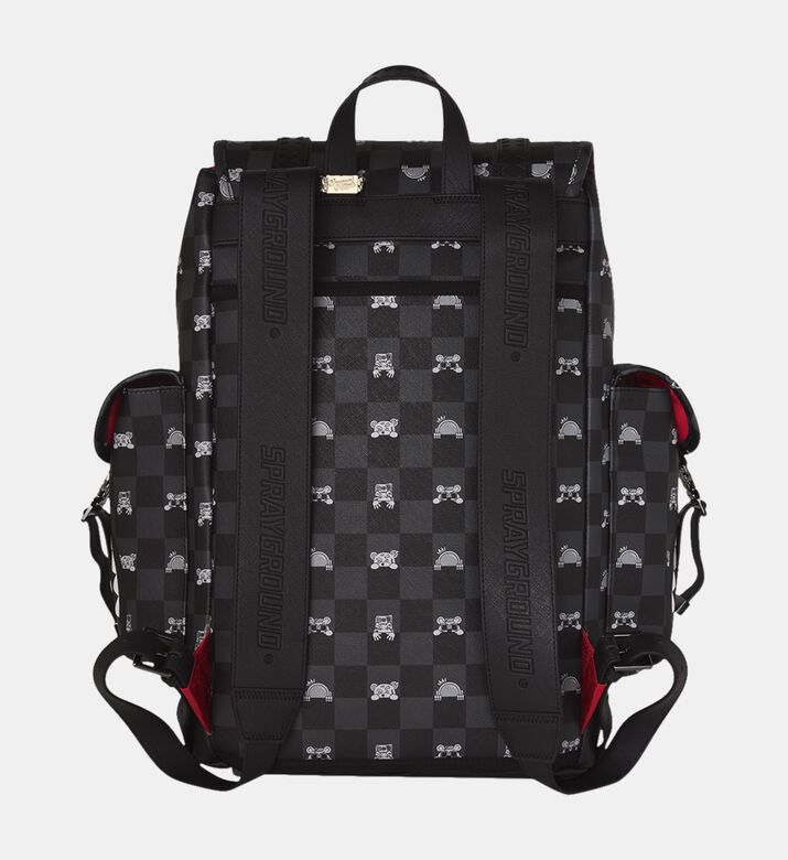 Sprayground Peeking Check Savage Backpack, Packshot View