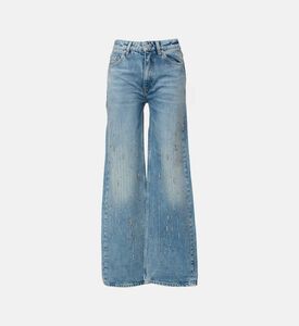 جينز واسع مزين