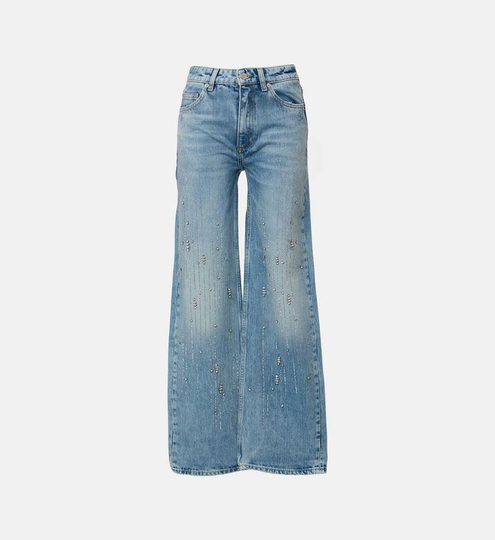 جينز واسع مزين