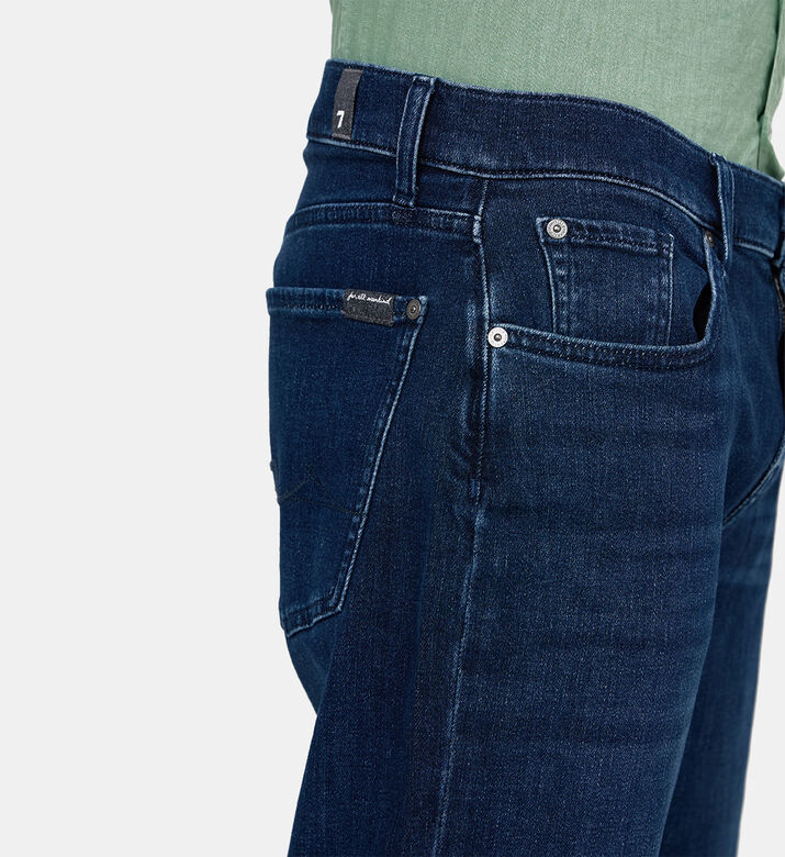 Patch Pockets Denim Pants