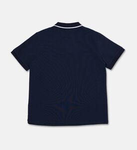 EA7 Classic-fit Short-sleeve Polo Shirt, Blue, 12y, Packshot View