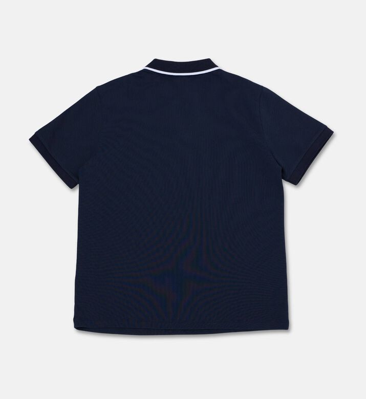 EA7 Classic-fit Short-sleeve Polo Shirt, Blue, 12y, Packshot View