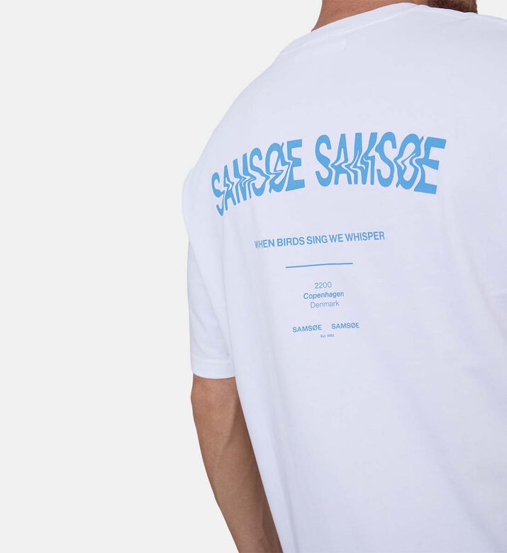Organic Cotton Straight-cut Crewneck T-shirt