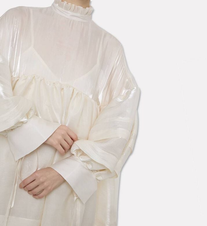 Anouki Ribbons Ruffle Mini Dress, Model View