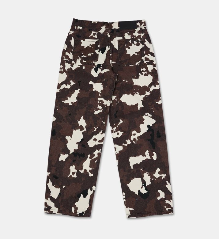 MSGM Camo-print Wide-leg Pants, Packshot View