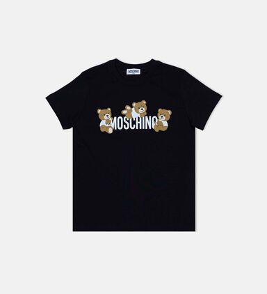 Cotton Teddy Bears Logo-print T-shirt