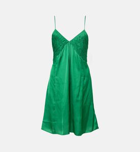 فستان رايونا قصير ساتان