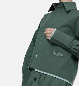 Martan Shirt Marchi, Dark-green, Xs, Model View