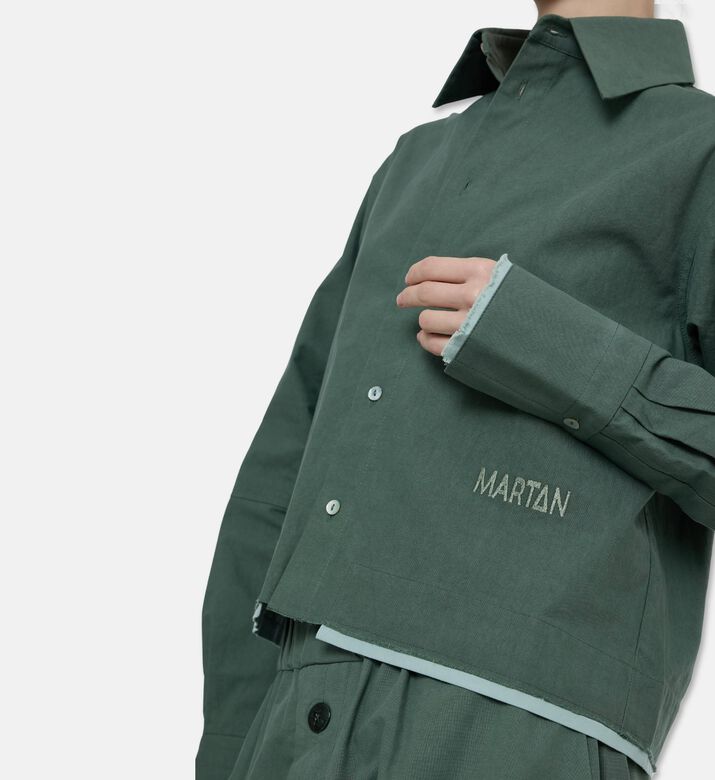 Martan Shirt Marchi, Dark-green, Xs, Model View