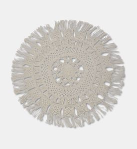 Home Deco and More Dunia Cotton Round Carpet, Packshot View