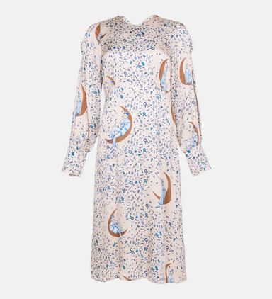 Rana Pierrot Printed Dress