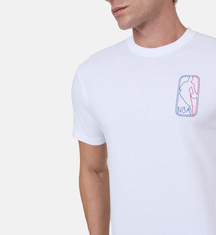 Patureau Nba Logo-embroidery T-shirt