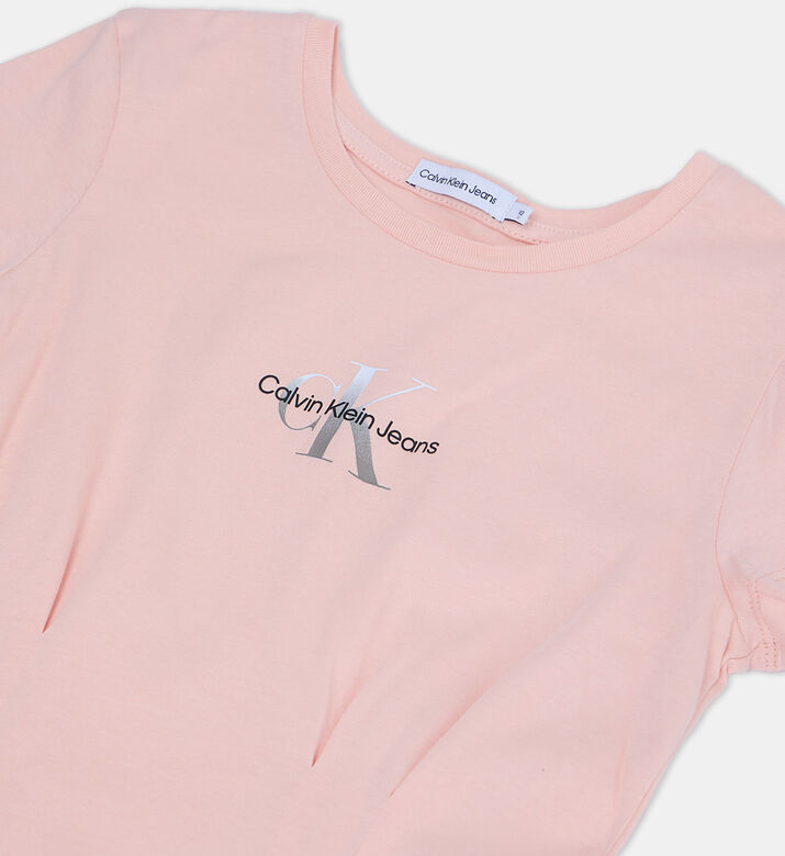 تيشيرت قطن بلوغو احرف الماركة تيشيرت قطن بلوغو احرف الماركة