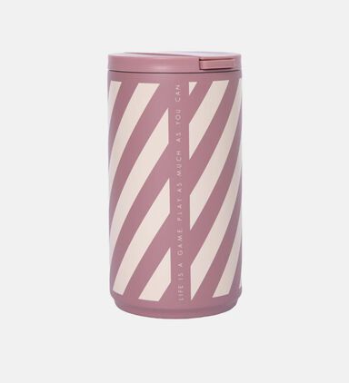 Stripe Stainless Steel Thermo Cup