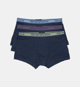 Neon Logo-waistband 3-piece Boxers Set