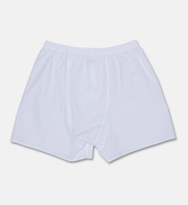 Zimmerli Of Switzerland Woven Cotton Boxer Shorts, White, S, Packshot View