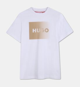 Hugo Logo-print Regular-fit T-shirt, White, 10y, Packshot View
