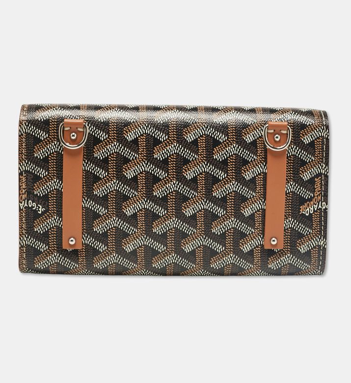 Goyard Preowned Goyard Goyardine Coated Canvas Leather Mini Monte Carlo Case, Packshot View
