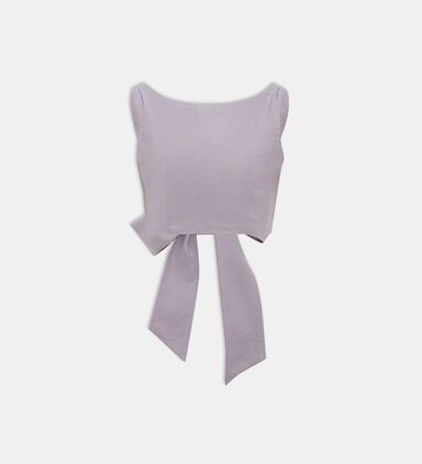 Laven Bow Detail Crop Top