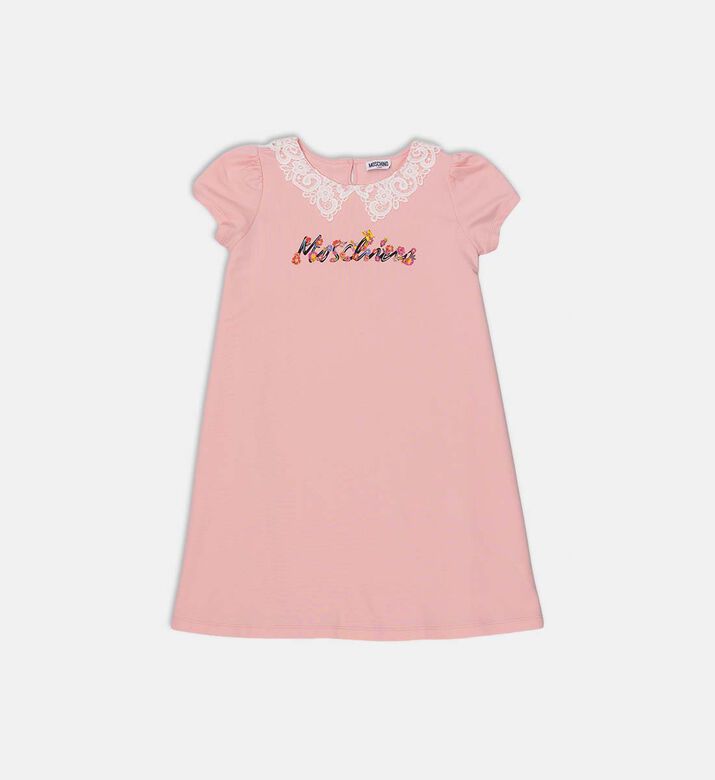 Cotton Colorful Logo-print Dress Cotton Colorful Logo-print Dress