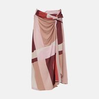 Mely Geometric-print Skirt