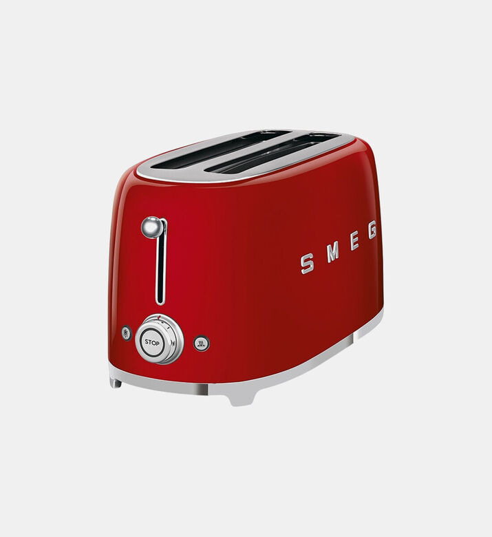 Smeg 50s Style 4-slice Toaster, Red, Packshot View
