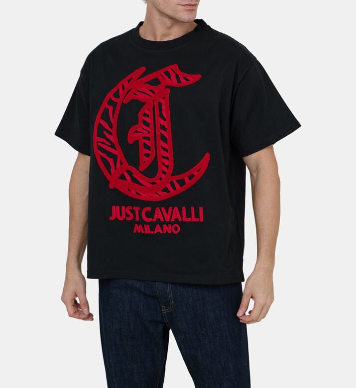 Oversized Logo-embroidery T-shirt Oversized Logo-embroidery T-shirt