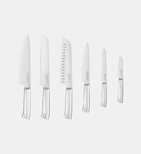 6-piece Stainless Steel Knife Block Set