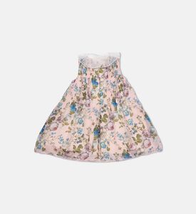 All-over Flower-print Sleeveless Dress All-over Flower-print Sleeveless Dress