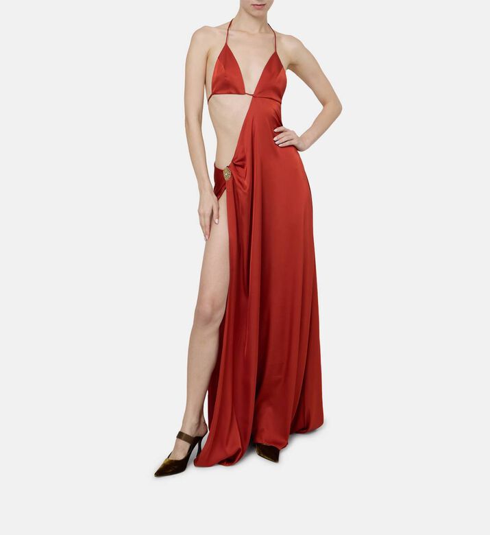 V-neck Sleeveless Dress