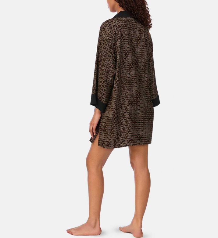 Bracelet Sleeve All-over Print Notch Sleepshirt