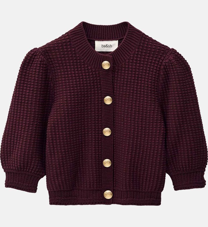 Button-down Long-sleeve Cardigan