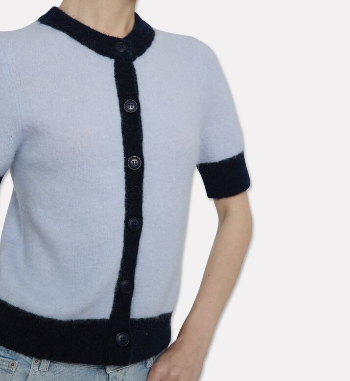 Samsoe Mohair-style Cardigan, Model View